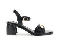 sandalias gilda efecto piel con accesorio black 37