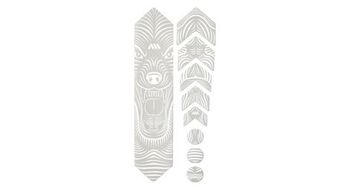 All mountain style honeycomb 9 pcs frame guard kit   wolf white