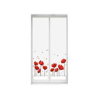 pack x 2 estores enrollables translucidos easyfix sin herramientas - estores tamano 40x150 - estor modelo amapola - estor sin taladrar  blindecor