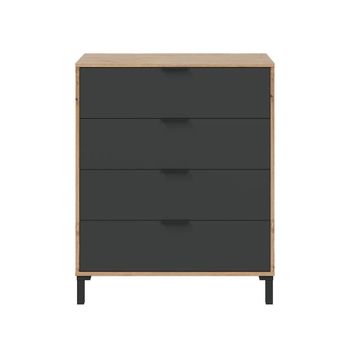 Cómoda con 4 cajones - l77,5 cm -