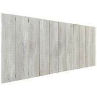 cabecero de madera reciclada dm estilo palet vertical 110x46cm camas 105 - blanco madera