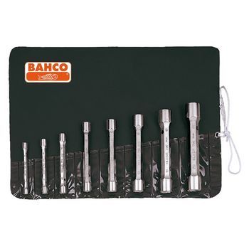 Llave Tubo 2 Bocas Jgo 8 Pzs - Bahco - 27m/8 - 6-7/20-22..