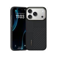benks funda para iphone 17 pro r carcasa con magsafe de fibra kevlar 600d  1500d negra ultrafina y ajuste preciso