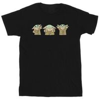 disney camiseta manga larga the mandalorian para nina