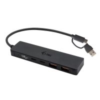 hub i-tec 4 puertos 10gbps usb-cusb-a metal ultracompacto proteccion electrica