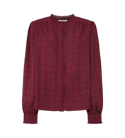 pepe jeans para mujer pl304943 blusa ora granate m casual viscosa manga larga