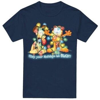 Garfield Camiseta Bright Holidays para hombre