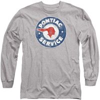 pontiac camiseta manga larga service para mujer