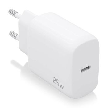 Aisens A110-0756 Cargador 25W USB-C PD3.0 1 Puerto 1xUSB-C Blanco