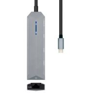 aisens docking usb-c 32 5 en 1 multipuerto gris