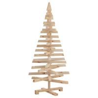 arboles de navidad natural 120 cm madera maciza de pino vidaxl
