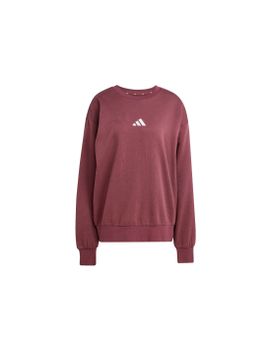 Sudadera adidas Feelcozy Swt Hombre Rubaur/Blanco