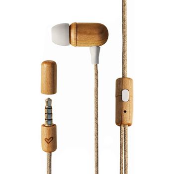 Energy Sistem Earphones Eco Auriculares con Micrófono Cherry Wood