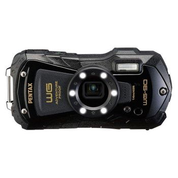 Cámara Compacta Pentax WG-90 16MP Zoom Óptico 5x Full HD Sumergible Negra