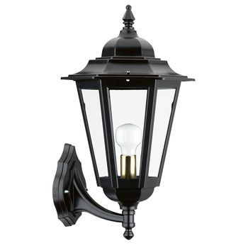 Dopo Lighting-aplique De Pared Down Elite 6 Ip44 E27 M·x. 42w Cristal Mate Negro