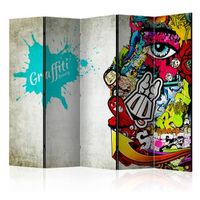 biombo - graffiti beauty ii 225x172 cm
