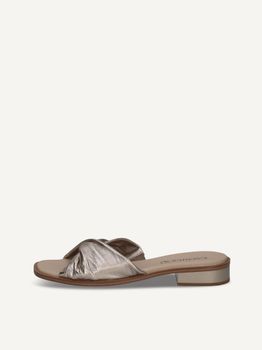 CAPRICE Mule, brown, made of Leather with Block heel, Size 38