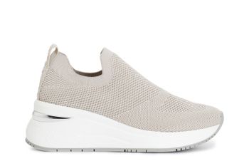 slip-on de mujer con calcetín grey