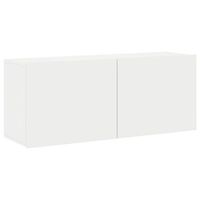 mueble para tv de pared blanco 100x30x41 cm vidaxl