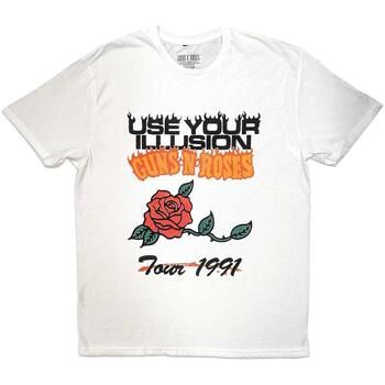 Guns N Roses Tops y Camisetas Use Your Illusion Tour 1991 para hombre
