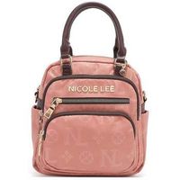 nicole lee bolso de mano bolso tipo satchel multiusos margot rosa para mujer