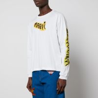 marni graffiti logo-print cotton-jersey t-shirt - it 46s