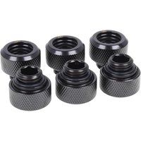 icicle 13 mm chrome hardtube compression fitting - matte black black
