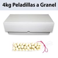 peladillas blancas de almendra a granel cajon de 4kg