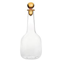 botella zafferano en vidrio borosilicato y oro amarillo