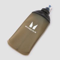 botella flexible para correr de myprotein 250 ml - negro