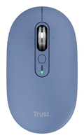 mouse trust wireless seron hypscroll slim 400-2400dpi 6 botones recargable fsc grs azul