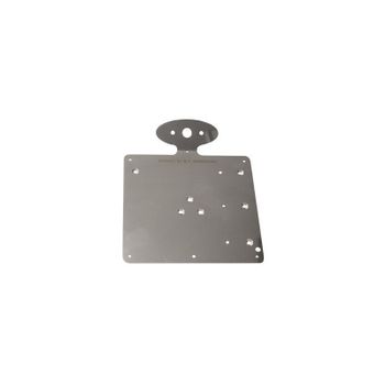 Base de matrícula motocicletas modernas soporte de piloto trasero inox
