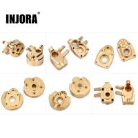 injora carcasa de nudillo de direccion de portal de laton resistente para coche trepador de control remoto 110 axial scx10 iii axi03007 capra 19 piezas de mejora