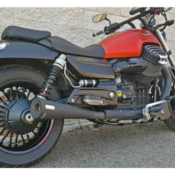 Silenciador de escape Moto Guzzi California 1400 Audace E3 Mass Custom par