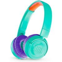 jbl jr300bt wireless bluetooth kids headphones - tropical teal teal