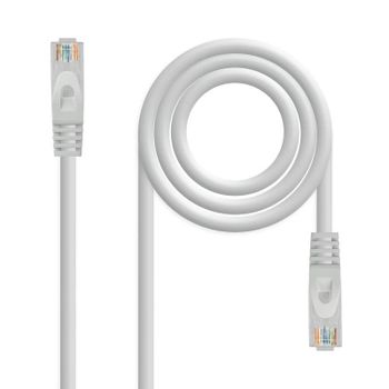 Cable de red Nanocable Latiguillo RJ45 LSZH CAT.6A UTP AWG24 30 cm Gris