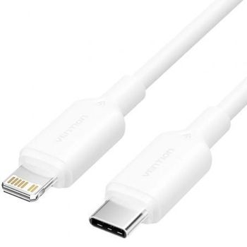 Vention LAKWH Cable USB 2.0 Tipo-C a Lightning 2m 27W Blanco