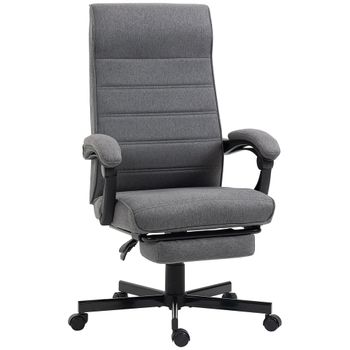 Silla de oficina 68x67x119 cm gris