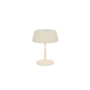 Lámpara De Mesa Led Inteligente Zafferano Sister Light Mini Wi-fi Marfil Recargable Regulable 2200/2700/3000/4000k 3,2 W 17 Cm