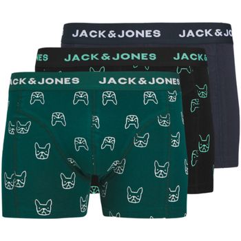 Jack & Jones Boxer 12280196 JACDENIM DOG TRUNKS 3 PACK JNR DARK NAVY para niño