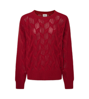 pepe jeans para mujer pl702201 jersey hedra rojo s casual algodon sostenible