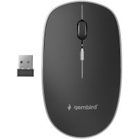 gembird musw-4b-01 raton inalambrico 1600dpi negro