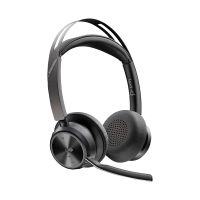 auriculares poly inalambricos bluetooth 51 con anc microfono boom y base de carga
