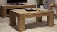 milan 120cm oak 4x2 coffee table