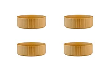 Cuencos  ø16,5cm - 4 piezas - ocre
