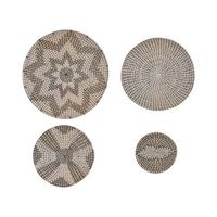 decoracion de pared de algas marinas natural 4 piezas colgantes hecho a mano estilo africano laocai