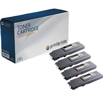 Compatible Multipack Dell C3760dn Printer Toner Cartridges (4 Pack) -593-11119