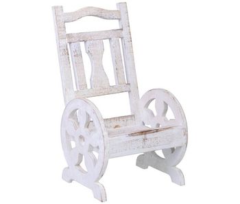 Soporte macetero compacto y decorativo. con dimensiones de 20x17x36 cm