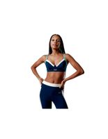 top de fitness black limba duality mujer azul marino