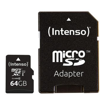 Intenso Tarjeta Micro SD SDXC Pro 64GB Clase 10